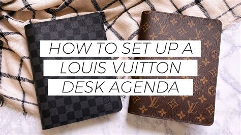 louis vuitton desk agenda.